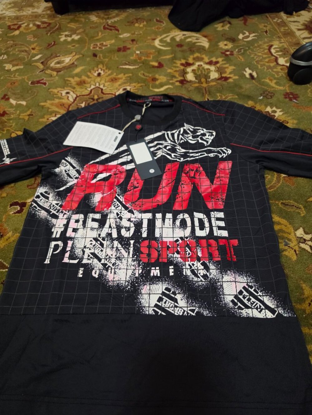 plein sport running shirt long sleeve NWT super cool shirt